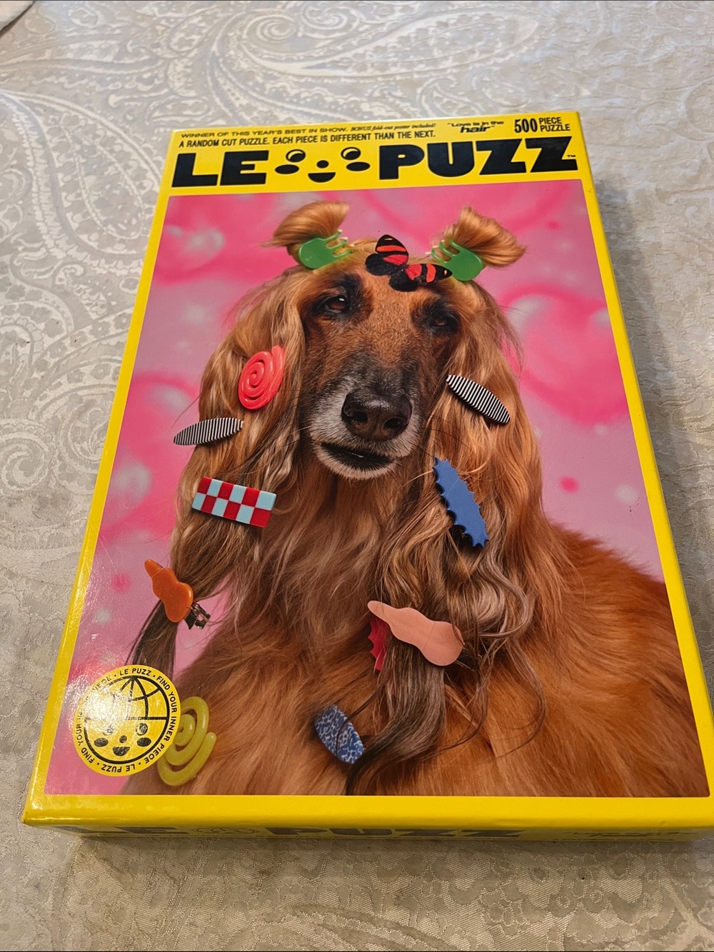 Le Puzz 500 Piece Love is in the Hair Jigsaw Puzzle EUC
